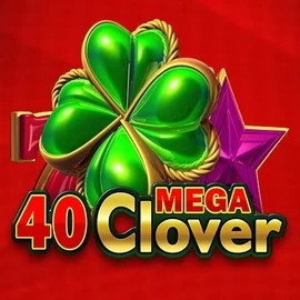 Logo of 40 Mega Clover from Amusnet Interactive at Rhinobet Casino