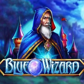 Blue Wizard slot logo by Quickspin at Rhinobet CasinoBlue Wizard
