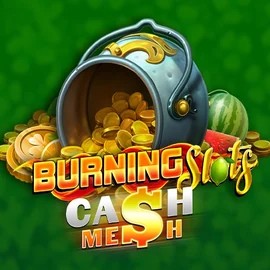 Logo of Burning Slots Cash Mesh from BF Games at Rhinobet Casino