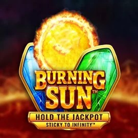 Burning Sun slot logo by Wazdan at Rhinobet CasinoBurning Sun