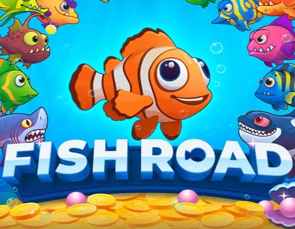Logo of Fish Road from InOut at Rhinobet Casino