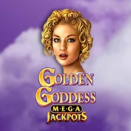 Logo of Golden Goddess Megajackpots from IGT at Rhinobet Casino