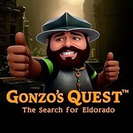 Logo of Gonzo's Quest from NetEnt at Rhinobet Casino