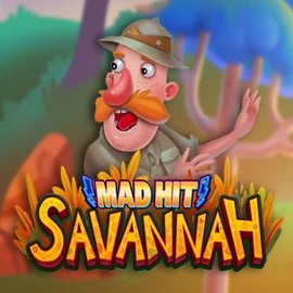 Mad Hit Savannah slot logo by RubyPlay at Rhinobet CasinoMad Hit Savannah