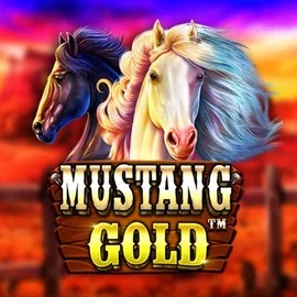 Official Slots logo: Mustang Gold by Pragmatic Play at Rhinobet Casino