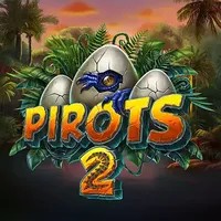 Pirots 2 logo by ELK Studios at Rhinobet Casino