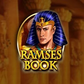 Ramses Book Deluxe slot logo by Gamomat at Rhinobet CasinoRamses Book Deluxe