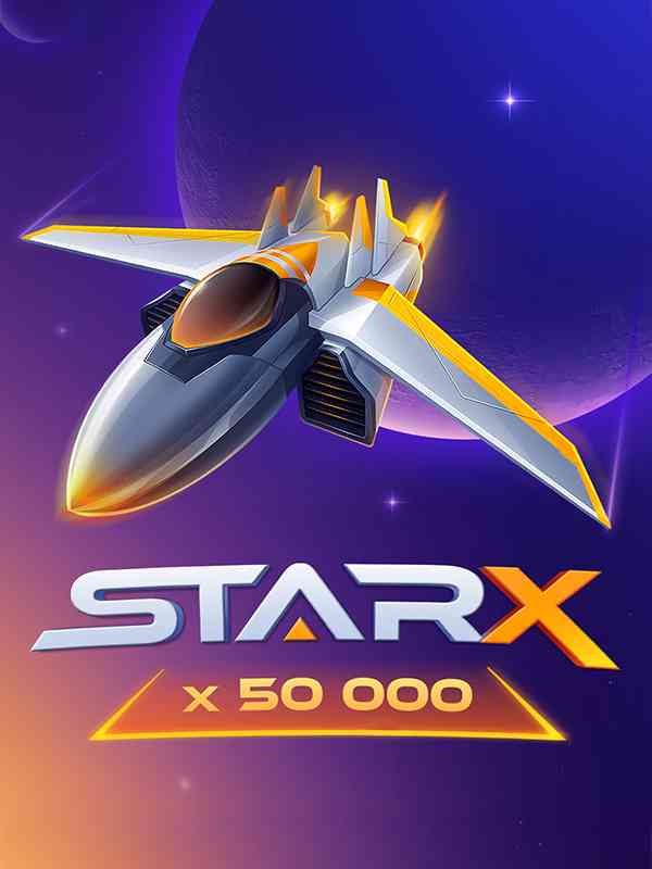 Logo of StarX from 100HP Gaming at Rhinobet Casino