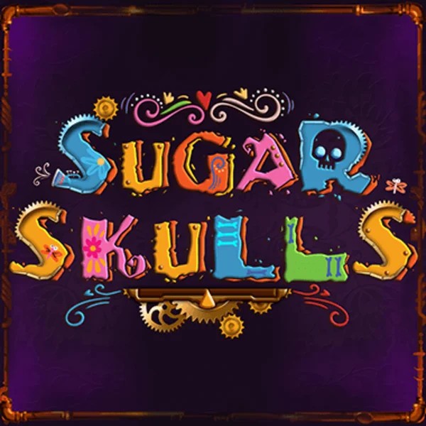 Logo of Sugar Skulls from Booming Games at Rhinobet Casino