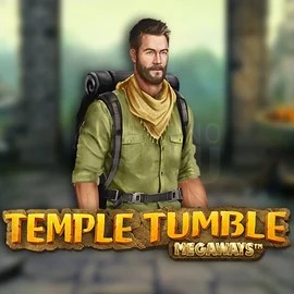 Temple Tumble Megaways slot logo by Relax Gaming at Rhinobet CasinoTemple Tumble Megaways