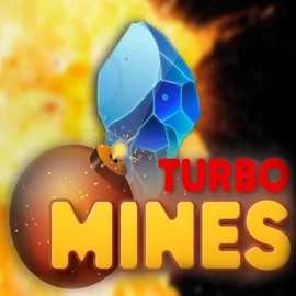Turbo Mines logo by Turbo Games at Rhinobet CasinoTurbo Mines